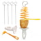 Stainless Steel Plastic Rotate Potato Slicer Twist Potato Spiral Slice Cutter Creative Vegetable To 1