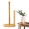 Paper Towel Holder Stand, Natural Wooden Rustic Paper Towel Holder, Anti-Skid Base, Perfect for Kitchen, Bathroom, Home