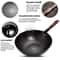 Pure Iron Wok Cast Iron Pan Noncoated Pot Gas And Induction Cooker Wok Cookware Pan For Home Cookin 3