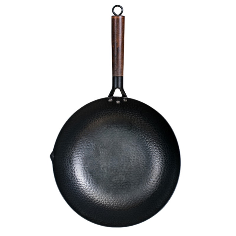 Pure Iron Wok Cast Iron Pan Noncoated Pot Gas And Induction Cooker Wok Cookware Pan For Home Cookin 5