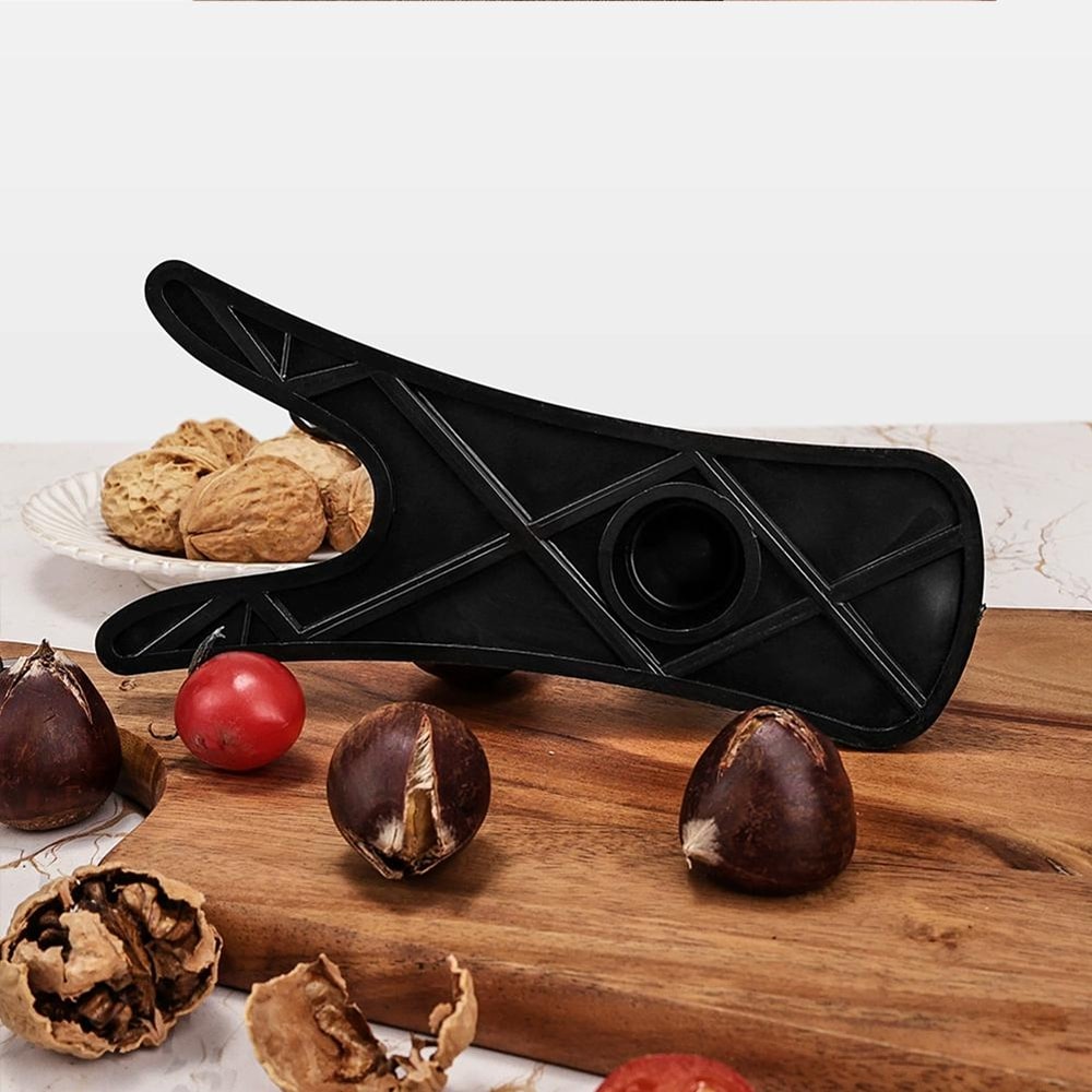 Chestnut Cutter NonSlip Handle Portable Nutcracker For Easy Shelling Cracking Peeling Nut Sheller 2