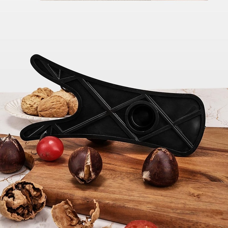 Chestnut Cutter NonSlip Handle Portable Nutcracker For Easy Shelling Cracking Peeling Nut Sheller 2