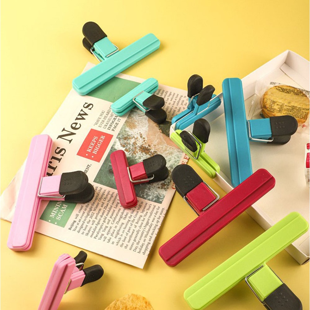 Multi Purpose Sealing Clip, Durable Kitchen Snack Holder, Food Bag Clip Storage Organizer, Moisture-proof Leak Proof