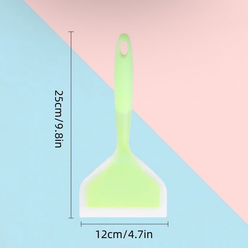 Multi-Purpose Non-Stick Pan Utensils - Silicone Egg Spatula, Wide Pancake Turner, Egg Flipper for Cooking Baking