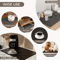 Coffee Mat for Coffee Bar Accessorie, Absorbent Dish Drying Mat for Kitchen Counter, Microfiber Fit Under Coffee Machine