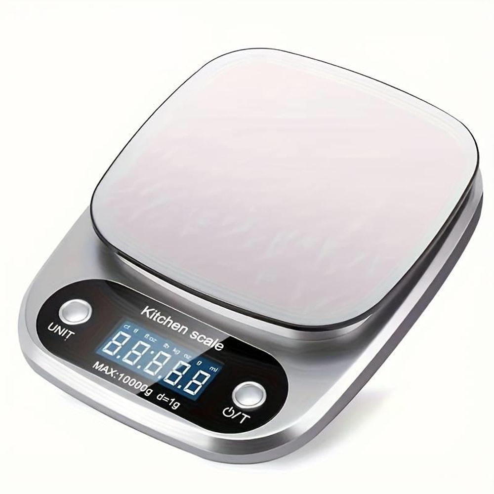 Digital Kitchen Scale With Tare Function Stainless Steel Electronic Food Jewelry Baking Scale LCD D 0