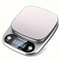 Digital Kitchen Scale With Tare Function Stainless Steel Electronic Food Jewelry Baking Scale LCD D 0