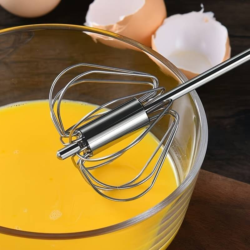 Stainless Steel Eggs Whisk Beater Mixer Manual Semi Hand Mixer For Baking Cooking Tools Kitchen Acc 5
