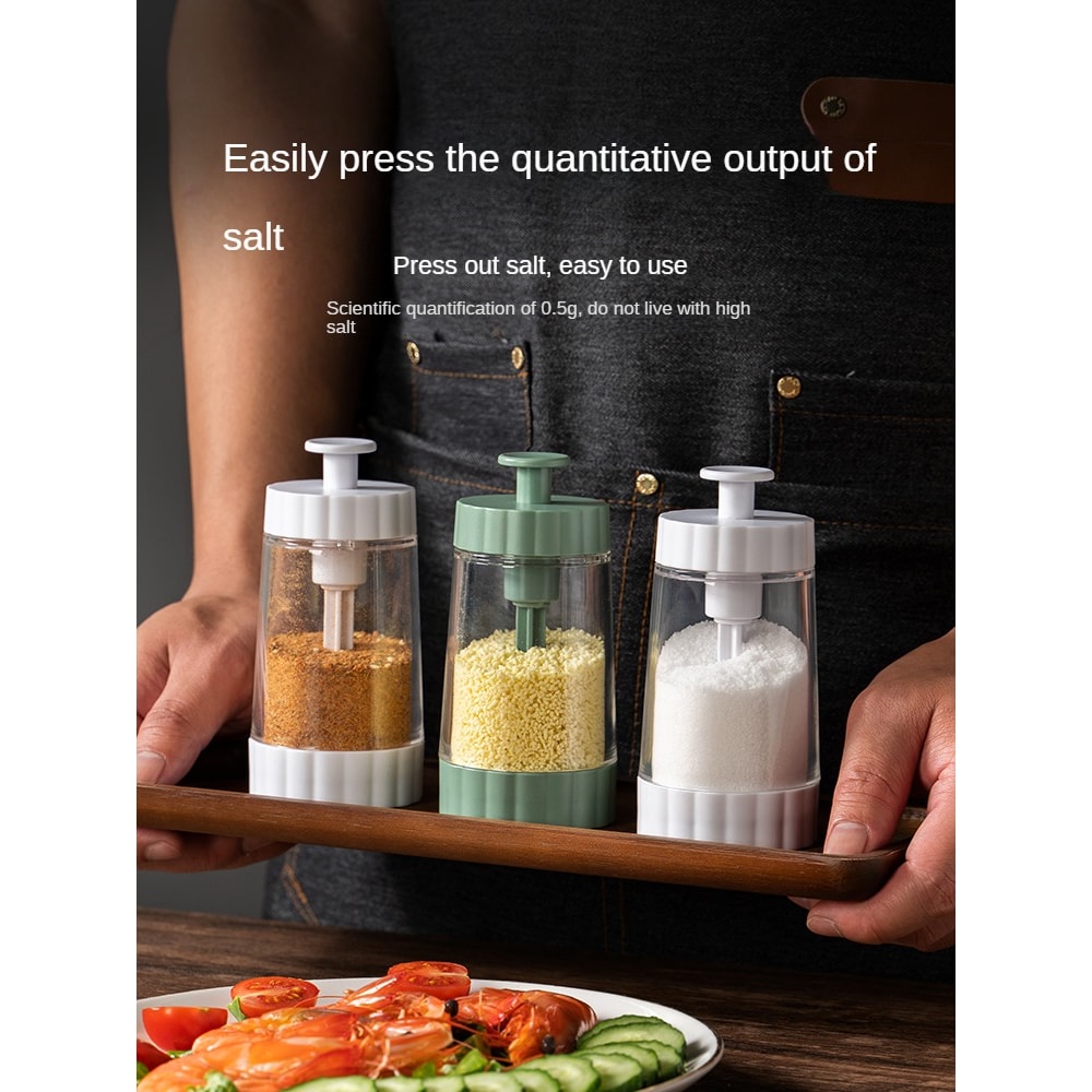 Transparent Spice Jars For Salt Pepper Seasoning Plastic Kitchen Spice Containers Barbecue Condimen