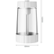 Transparent Spice Jars For Salt Pepper Seasoning Plastic Kitchen Spice Containers Barbecue Condimen
