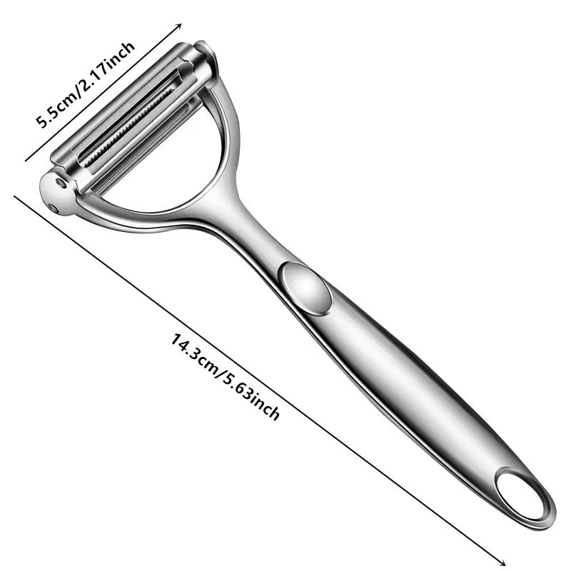 High Quality Stainless Steel Potato Grater, Cucumber Carrot Julienne Peeler, Fruit Vegetable Slicer