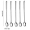 Stainless Steel Ice Cream Spoons Long Handle Coffee Spoons Stirring Spoons Kitchen Utensils 5