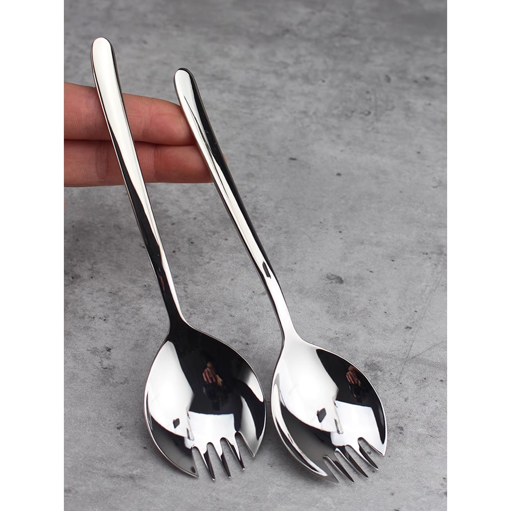 Stainless Steel Salad Forks Stainless Steel Spork Reusable Fork For Fruit Appetizer And Dessert Hou 4