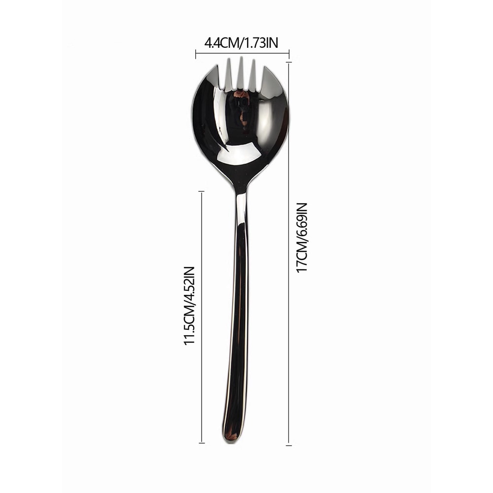 Stainless Steel Salad Forks Stainless Steel Spork Reusable Fork For Fruit Appetizer And Dessert Hou 6