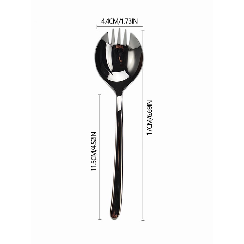 Stainless Steel Salad Forks Stainless Steel Spork Reusable Fork For Fruit Appetizer And Dessert Hou 6
