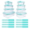 Glass Food Storage Containers Set Leakproof Lunch Box Airtight Microwave Oven Safe Stackable Kitche 1