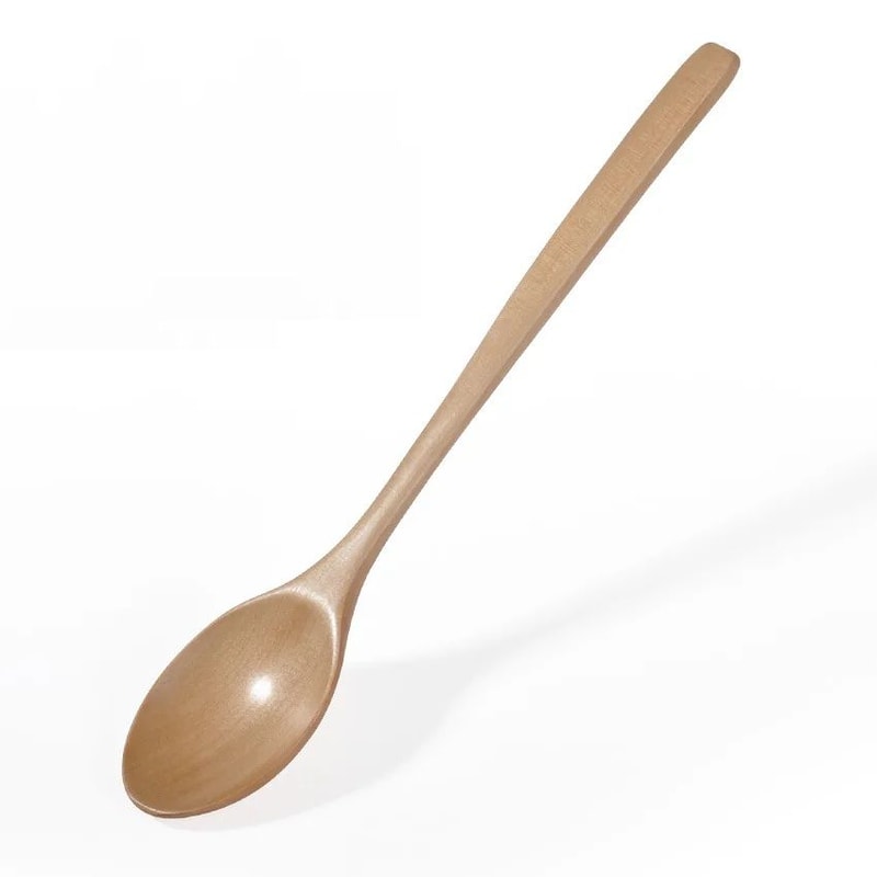 Wooden Soup Spoon Long Handle Wooden Tea Dessert Spoon Natural Coffee Mixing Spoons Cooking Spoon C 6