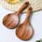 Wood Rice Spoon Rice Paddle Scoop Wooden Kitchen Spoon Ladle Tablespoon Big Serving Spoon Wooden Ki 0