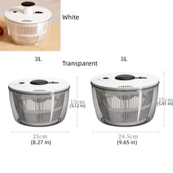 good grips glass salad spinner, easy-to-use salad spinner, durable glass salad spinner, quick and efficient salad dryer