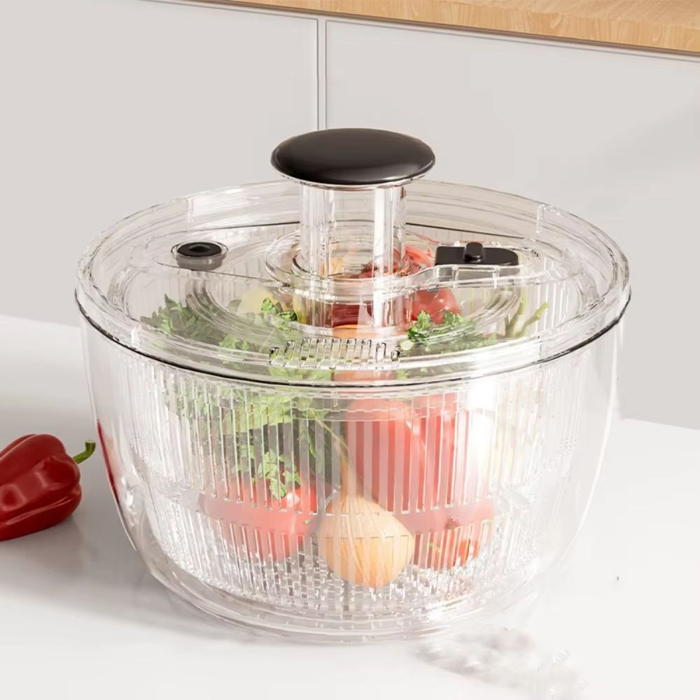 Good Grips Glass Salad Spinner EasytoUse Salad Spinner Durable Glass Salad Spinner Quick And Effici 2