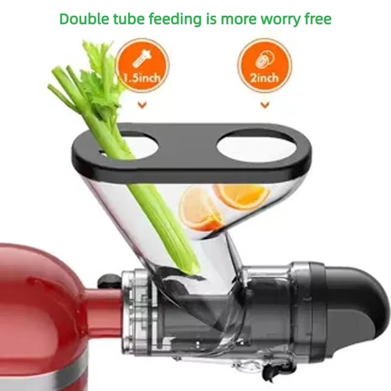 Masticating Juicer Attachment For KitchenAid Stand Mixer Slow Cold Press Juicer Machine With Dual F 7