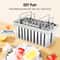 Stainless Steel Popsicle Mold Set Reusable Ice Cream Maker With 304 Food Grade Molds 4