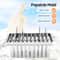 Stainless Steel Popsicle Mold Set Reusable Ice Cream Maker With 304 Food Grade Molds 5