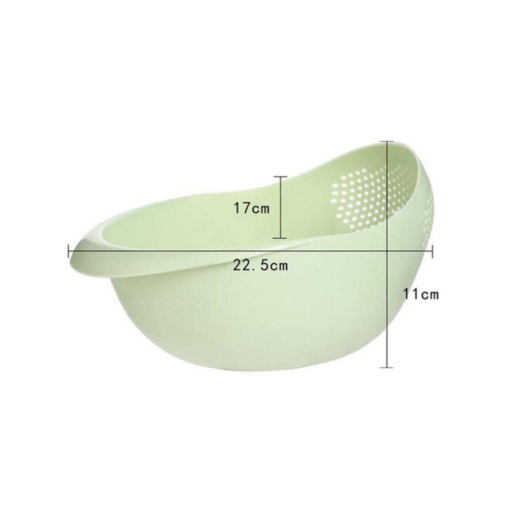 Rice Sieve Plastic Colander Kitchen Drain Basket With Handles Rice Bowl Strainer Strainer Basket Si 6
