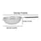 12 Inch Stainless Steel Fine Mesh Kitchen Strainer with Non-Slip Handle & Resting Hook