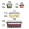 FreshLock BPA Free Airtight Food Storage Container Set with Locking Lids for Pantry, Fridge & Meal Prep