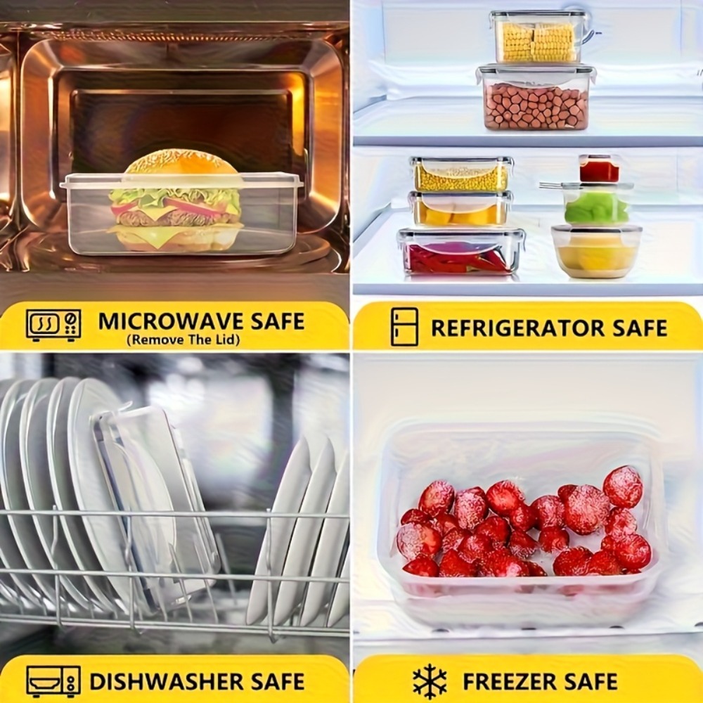FreshLock BPA Free Airtight Food Storage Container Set with Locking Lids for Pantry, Fridge & Meal Prep