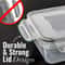 FreshLock BPA Free Airtight Food Storage Container Set with Locking Lids for Pantry, Fridge & Meal Prep