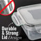 FreshLock BPA Free Airtight Food Storage Container Set with Locking Lids for Pantry, Fridge & Meal Prep