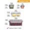 FreshLock BPA Free Airtight Food Storage Container Set with Locking Lids for Pantry, Fridge & Meal Prep