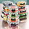 Glass Meal Prep Containers Set 12pcs Airtight Bento Food Storage Boxes