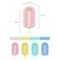 Premium Silicone Popsicle Molds Set 4 Pack Reusable Ice Pop Maker & Homemade Ice Cream Molds
