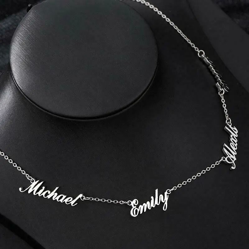 Multiple Name Necklace Family Necklace Friendship Necklace Grandma Necklace Christmas Gift Mothers  2