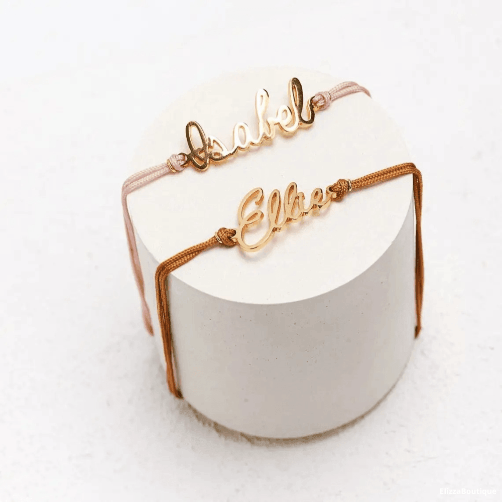 Personalized Name Bracelet With Adjustable Length Perfect Gift For Her 3
