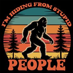 i'm hiding from stupid people