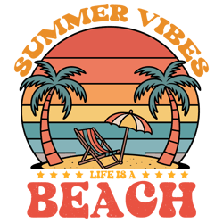 summer vibes beach tee