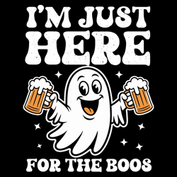 halloween i'm just here for the boos gift