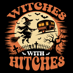 witches with hitches t shirt rv camping costume idea nature