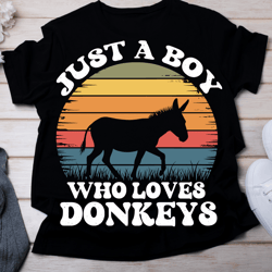just a boy who loves donkeys recto donkey lover