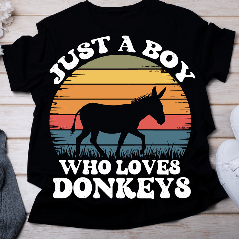 Just A Boy Who Loves Donkeys Recto Donkey Lover 0