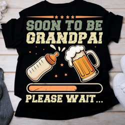 soon to be grandpa, baby announcement, expecting grandfather