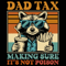 Raccoon Dad Tax Making Sure Its Not Poison 0