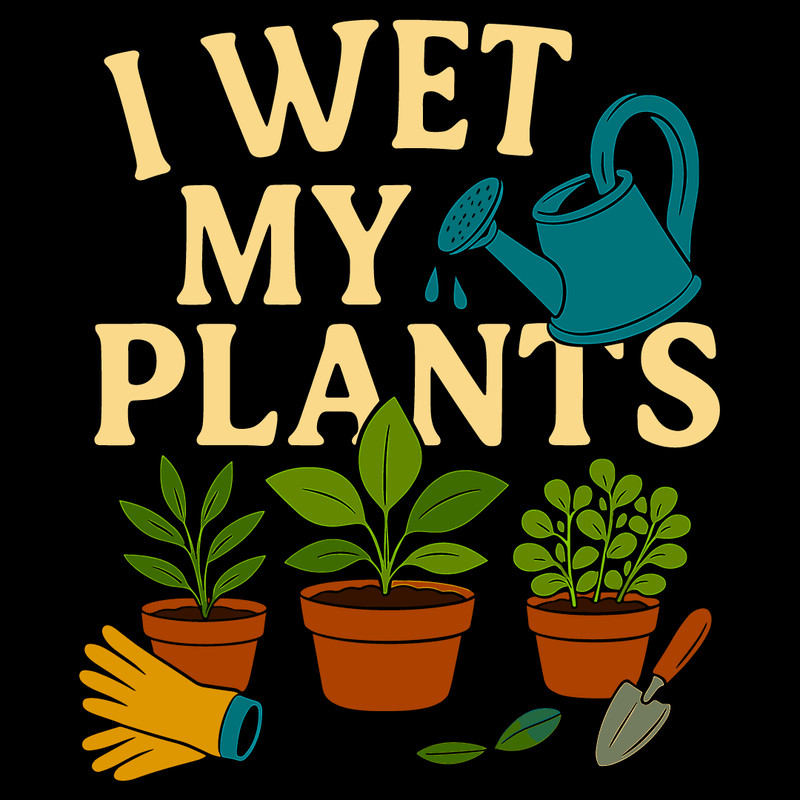 I Wet My Plants Funny Gardening Gift For Plant Lovers 0
