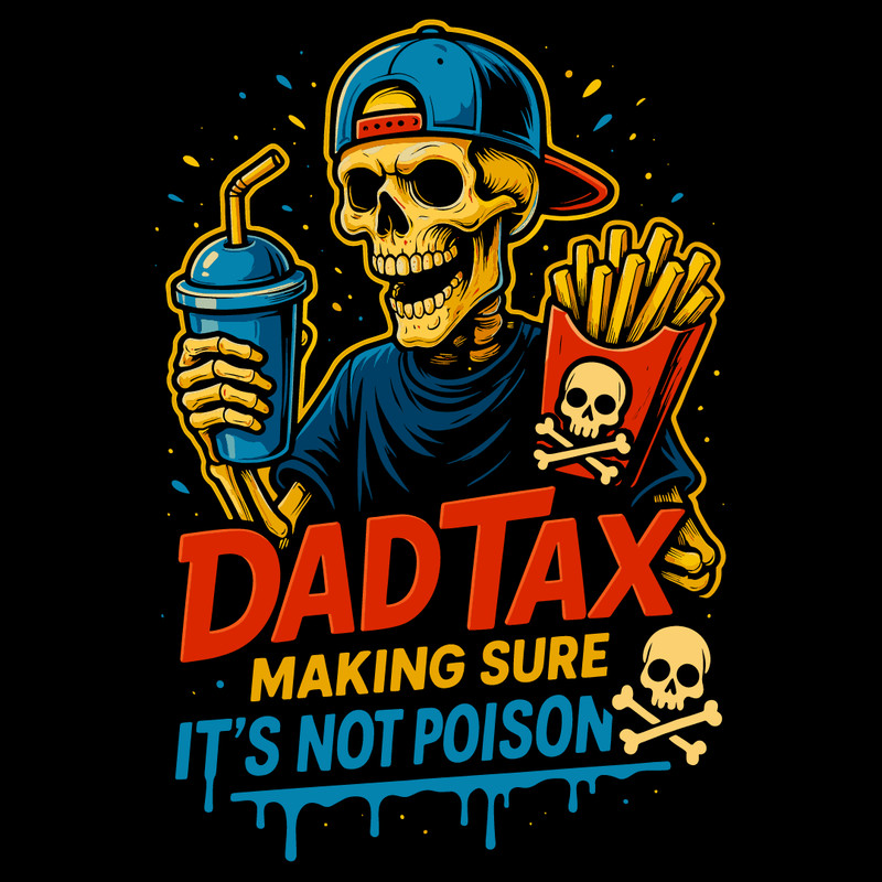Dad Tax Making Sure Its Not Poison Skeleton Best Dad 0