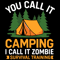 Zombie Survival Camping Funny Outdoor 0