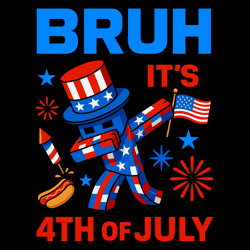 funny patriotic dabbing uncle sam celebration tee